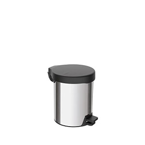 Lixeira com Pedal New Tramontina em Aço Inox 5L