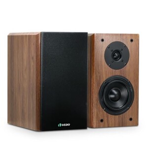 VEDO Caixa acústica passiva de estante 5,5 polegadas 200W alto-falante HIFI,estéreo de duas vias com altas e média