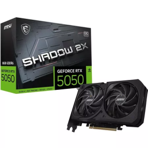 Placa de Vídeo NVIDIA GeForce MSI RTX5050 8GB Shadow GDRR6 128 Bits - 912-V538
