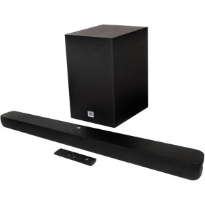 Soundbar JBL Bluetooth, Cinema SB180, 2.1 Canais, Subwoofer de 6,5" Sem Fio 110W RMS