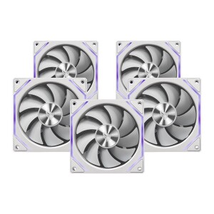 Kit 5 Ventoinhas Pichau Ventus Nx, Argb, 5x120mm, Branco, Pch-Vtnx5-Wh01