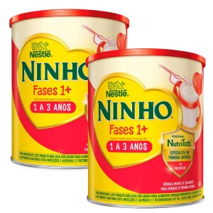 Kit Fórmula Infantil Ninho Fases +1 800g 2 Unidades