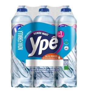 Ypê Pack Detergente Clear 500ml (6 Unidades)