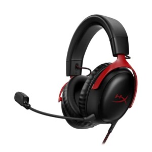 Headset Gamer HyperX Cloud III Compatível com PC PS5 Xbox Series X|S Drivers Angulados de 53mm Áudio