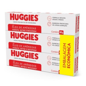 Creme Preventivo Assaduras Huggies Pele Protegida c3 de 80g