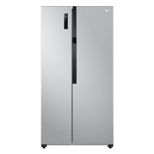 LG Geladeira Side by Side 519L 91 x 64,3 x 178,6 cm Inox Look Frost Free Inverter 2 Portas