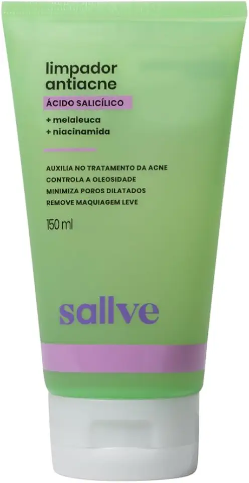 Sallve Limpador Antiacne 150Ml - Ácido Salicílico