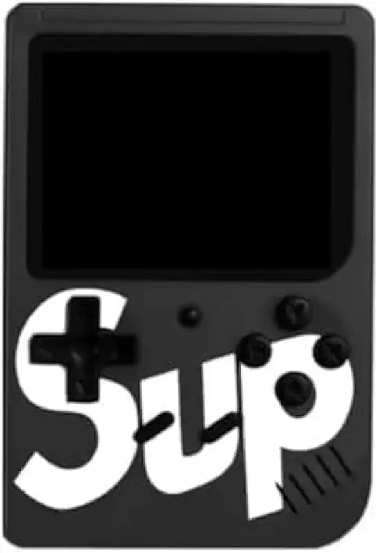 Video Game Portátil Retrô com 400 Jogos Clássicos Tela LCD Bateria Recarregável Saída para TV Console Compacto Infantil e Adulto