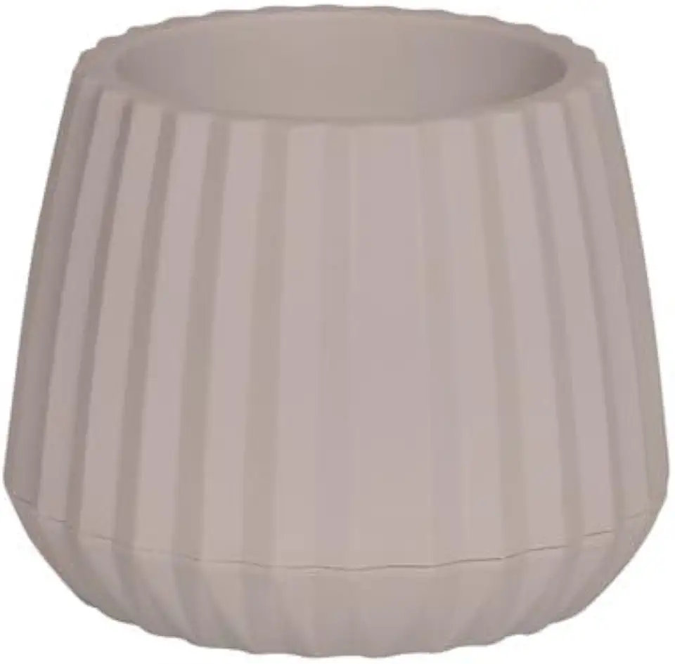 Mor - Vaso Cachepot Wave 15cm Branco Antigo