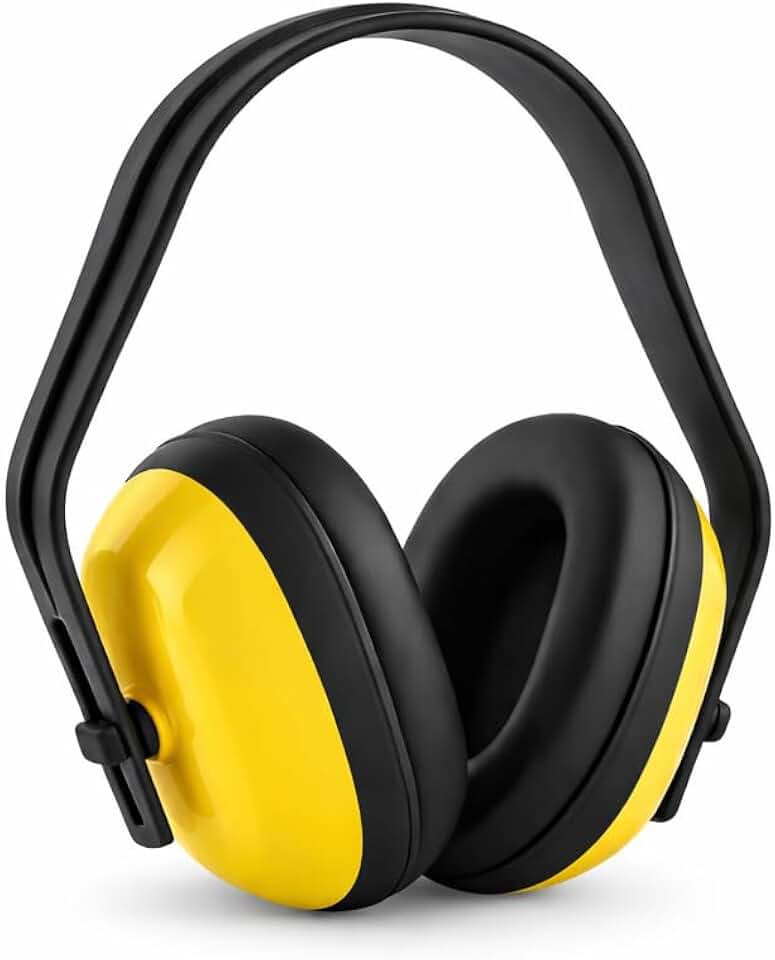 Protetor Auricular Tipo Concha, Abafador de Ouvido Adulto, Ajustável, Conforto Profissional,