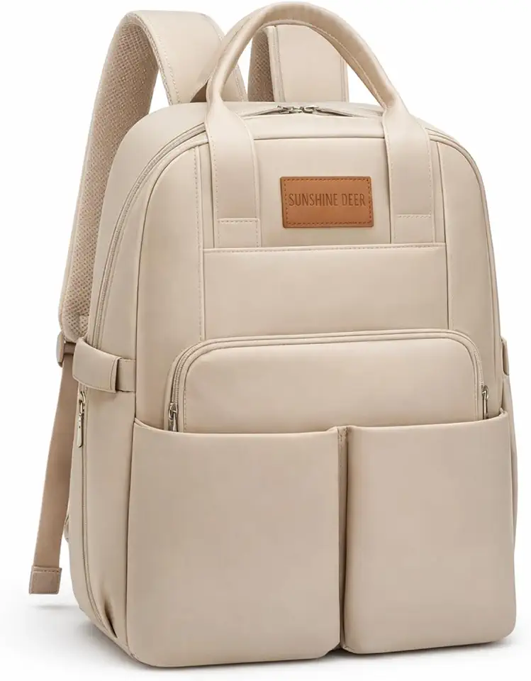 Mochila Bolsa Maternidade Impermeável Multifuncional Espaçosa para a Mamãe e o Bebê com Bolsos para Mamadeira Alças para Carrinho de Bebê e Porta Lenço Umedecido - CODATECH