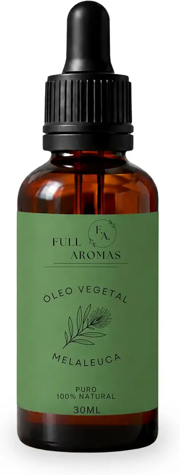 Óleo de Melaleuca Pronto para Pele 30ml 100% Puro e Natural Cuidado Facial e Corporal Controle de Oleosidade Ideal para Rotina de Skincare