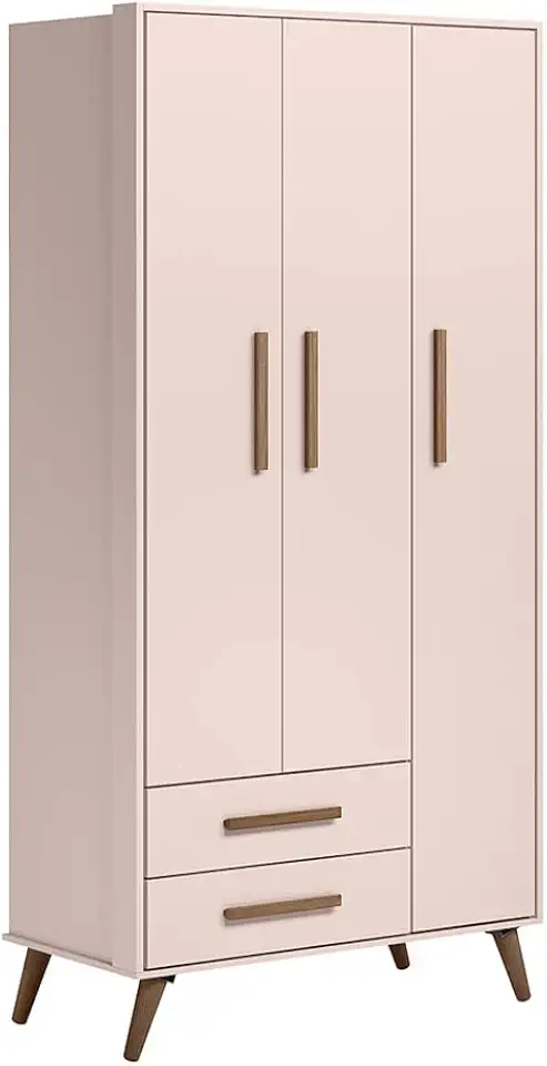 Guarda Roupa Roupeiro Infantil Qencanto Retrô Qmovi Rosa