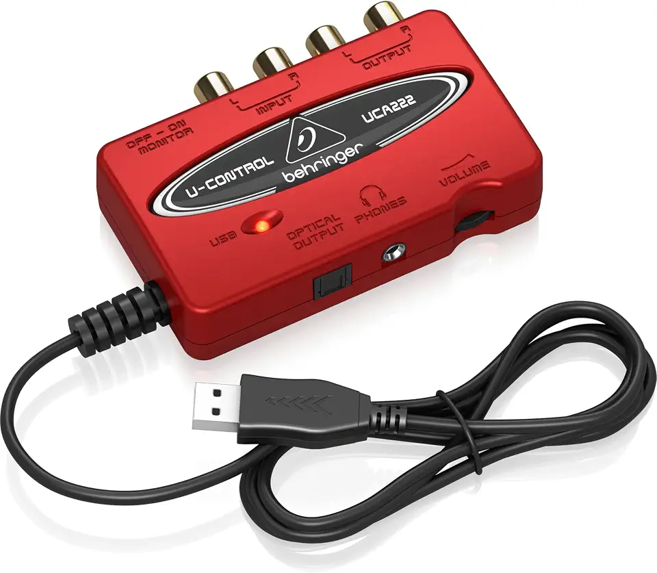 Interface de áudio USB Behringer U-Control UCA222