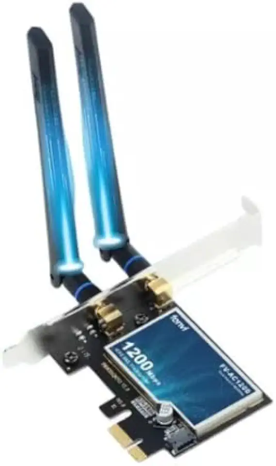 Placa Wifi 1200mbps 2.4/5ghz C Bluetooth 4.0 Win.7/8/10 Pcie