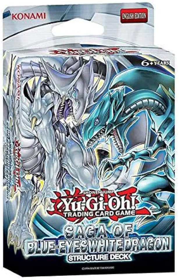 Deck Estrutural Yu-Gi-Oh! Saga do Dragão Branco de Olhos Azuis YuGiOh cartas cards em português konami