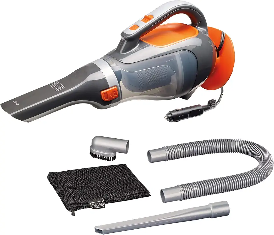 BLACK+DECKER Aspirador de Pó para Automóveis BDCV610 Portátil 12V