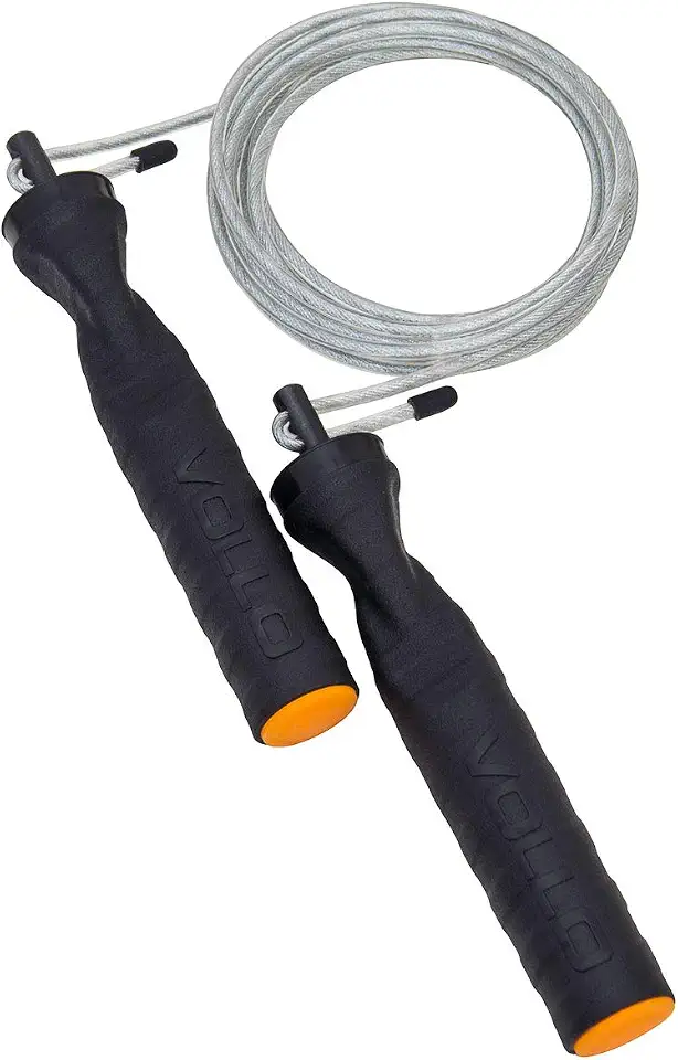 Corda de Pular de Aço Cross com Rolamento Vollo VP1045