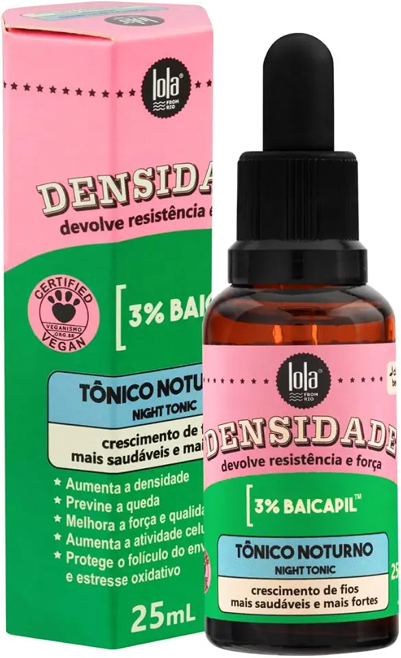 Densidade Tônico Noturno 25ml , Lola Cosmetics