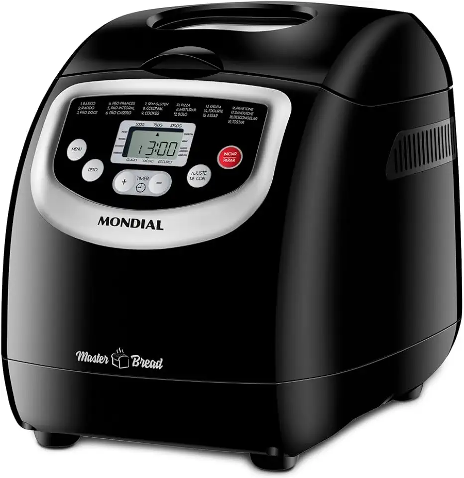 Panificadora Automática Master Bread, Mondial, Preto, 700W, 220V - NPF-53