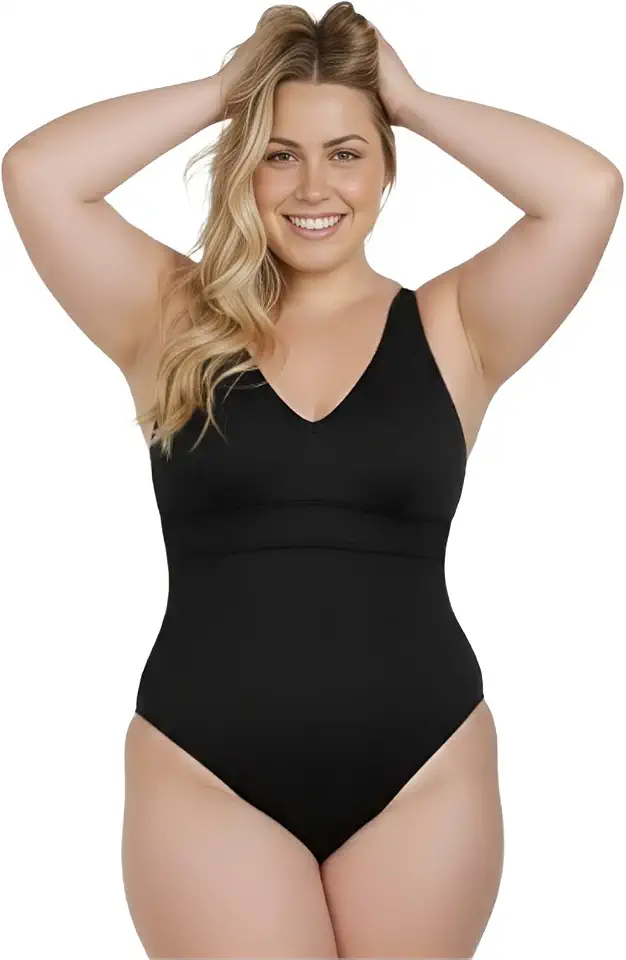 Maiô Cavado Plus Size Sem Bojo Mar Academia Roupa De Banho