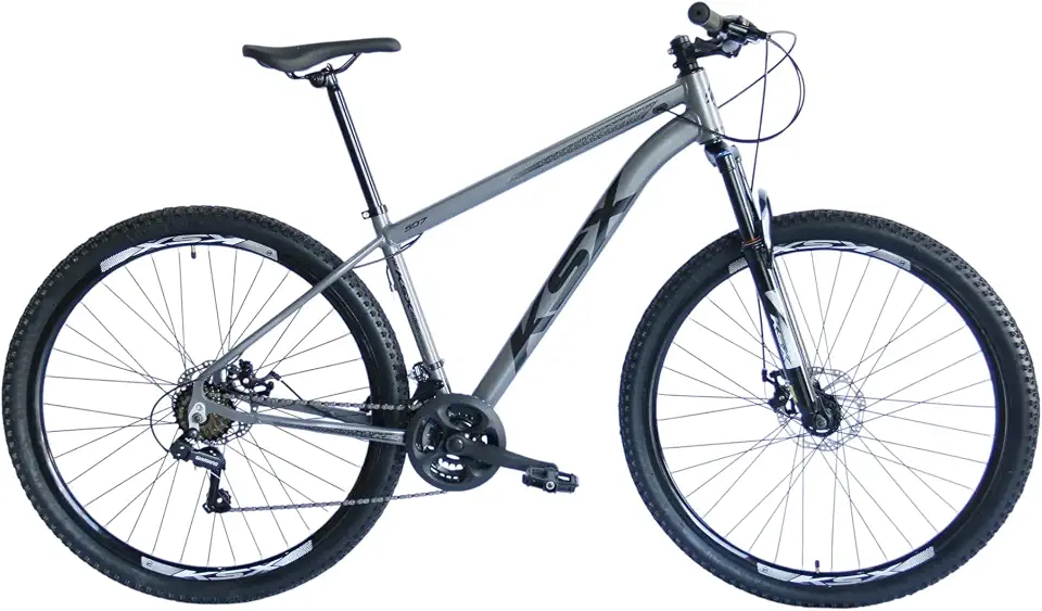 Bicicleta Aro 29 Alumínio 21v Freio a Disco Suspensão KSX MTB Bike