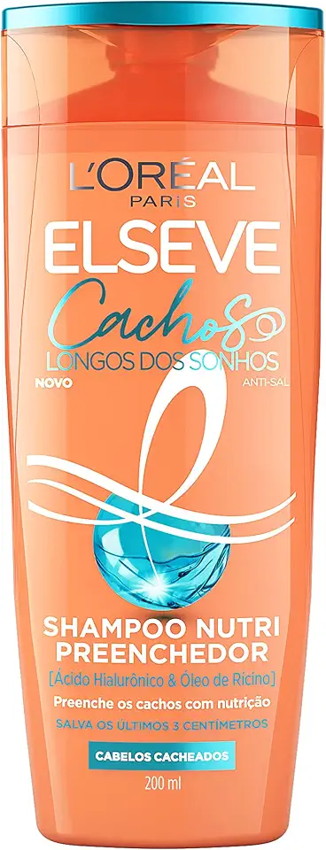 Shampoo Nutri Preenchedor Elseve Cachos Longos dos Sonhos 200ml