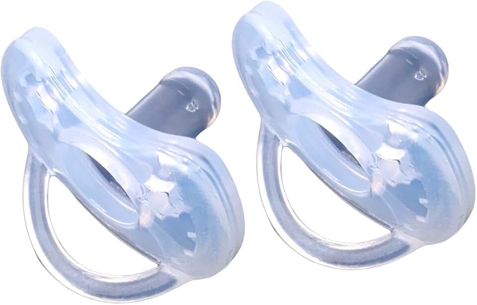 Sonne Kit C/2 Chupetas Premium Soft Rn T1(0 A 6 Meses) 100% Silicone Transparente