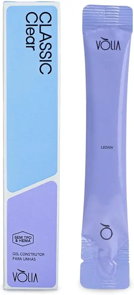 Sachê Gel Classic Clear Sem TPO e HEMA Alongamento Vòlia 14g