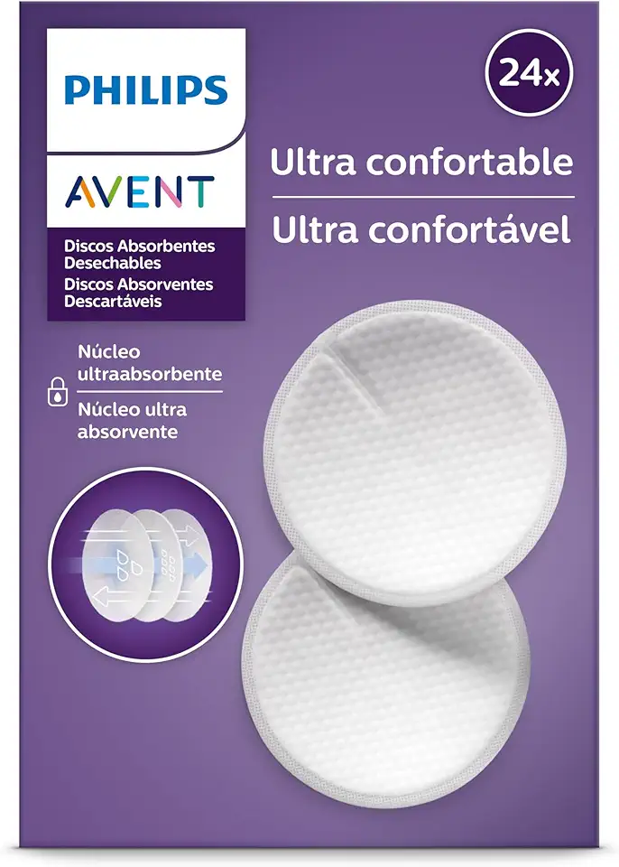 Absorvente Descartável para Seios Dia e Noite Philips Avent 254/24