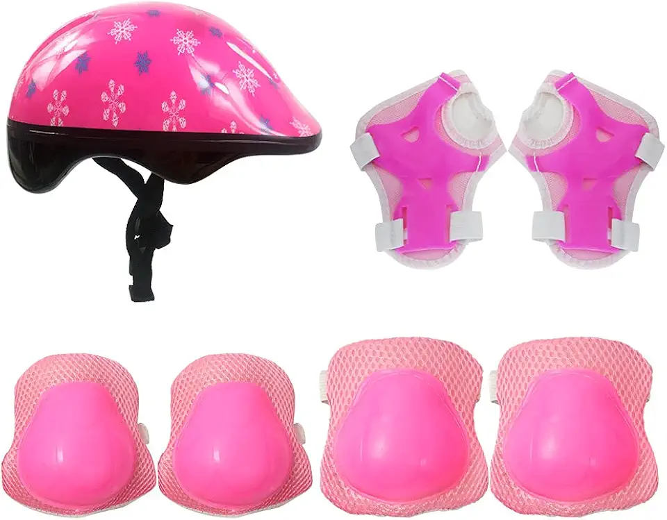 DM Toys Kit de Proteção Radical Plus Infantil Star Pink M 55-59cm, Radical, DMR5489