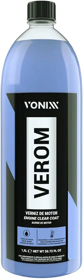 Verom Verniz de Motor à Base de Água, Resistente a Altas Temperaturas, Não Inflamável, 1,5L