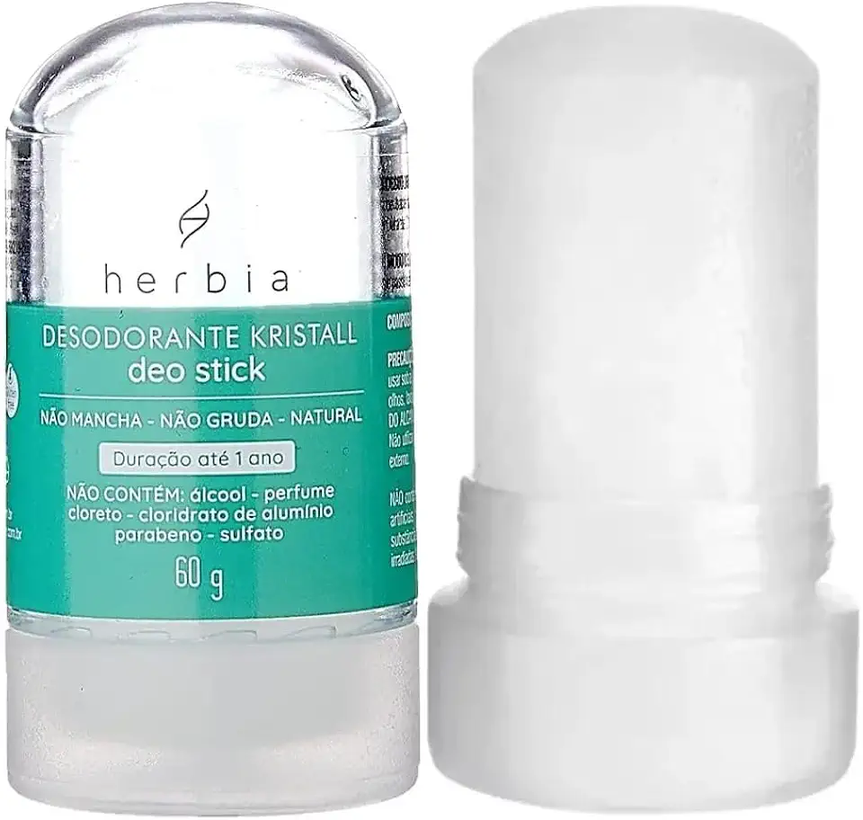 Herbia Natural Desodorante Cristal Pedra De Sal 60g