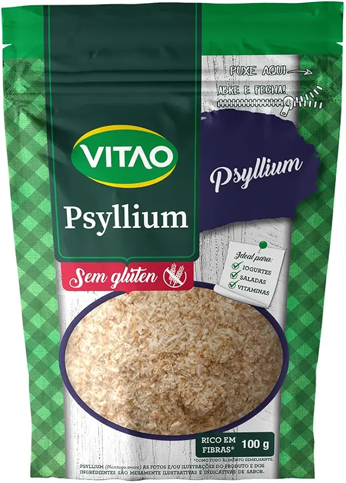 Vitao Psyllium Sem Glúten 100G -