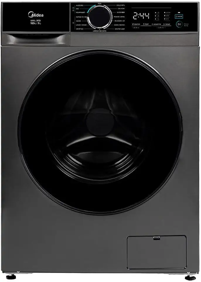 Lava e Seca 10,5kg Titanium Inverter Midea 220v