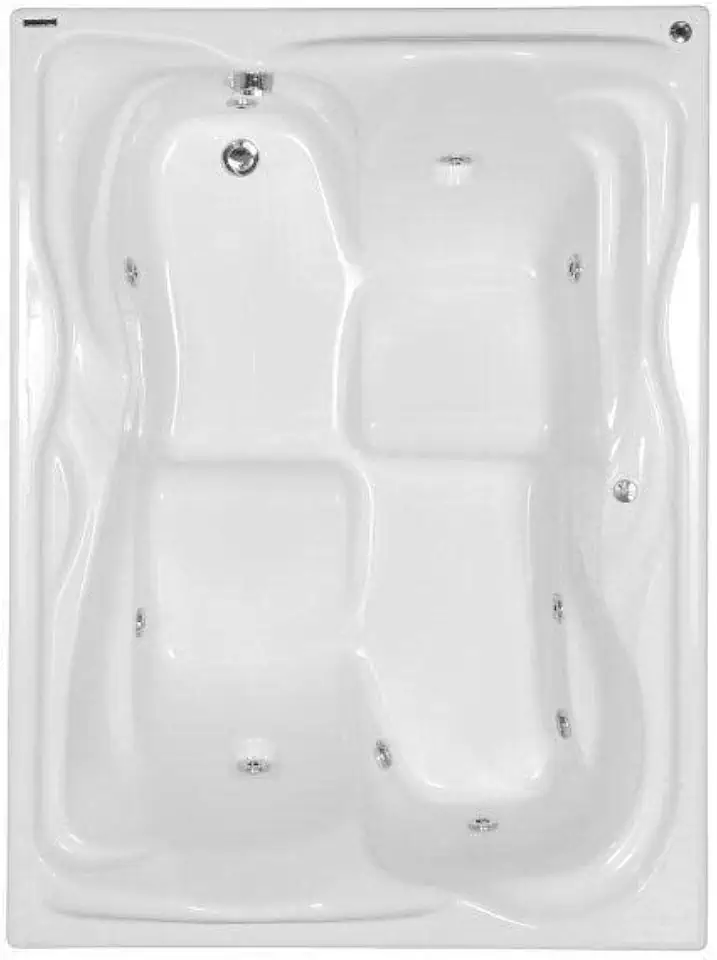 Banheira Hidromassagem Astra Nobile Maggiore Luxo 180cmx130cmx53cm - 04 Jatos Gel Coat P1 Sem Aquecedor 220v