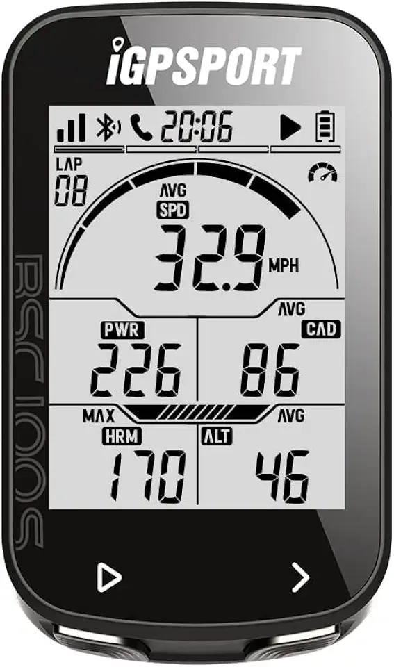 iGPSPORT GPS Bike computador grande tela com ANT+ função iGS50E sem fio Ciclo computador à prova d'água