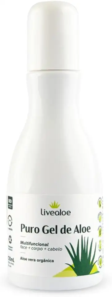 Puro Gel De Aloe Vera Babosa Livealoe 120ml