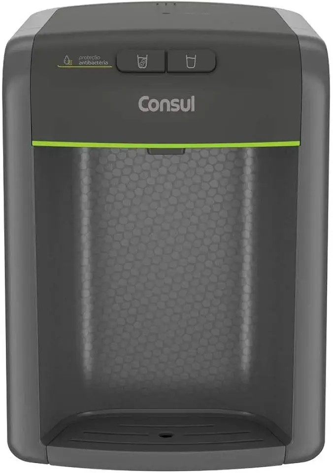 Purificador de Água Consul (CPB34AF) - Bivolt - Cinza - Água Natural e Gelada do seu Jeito