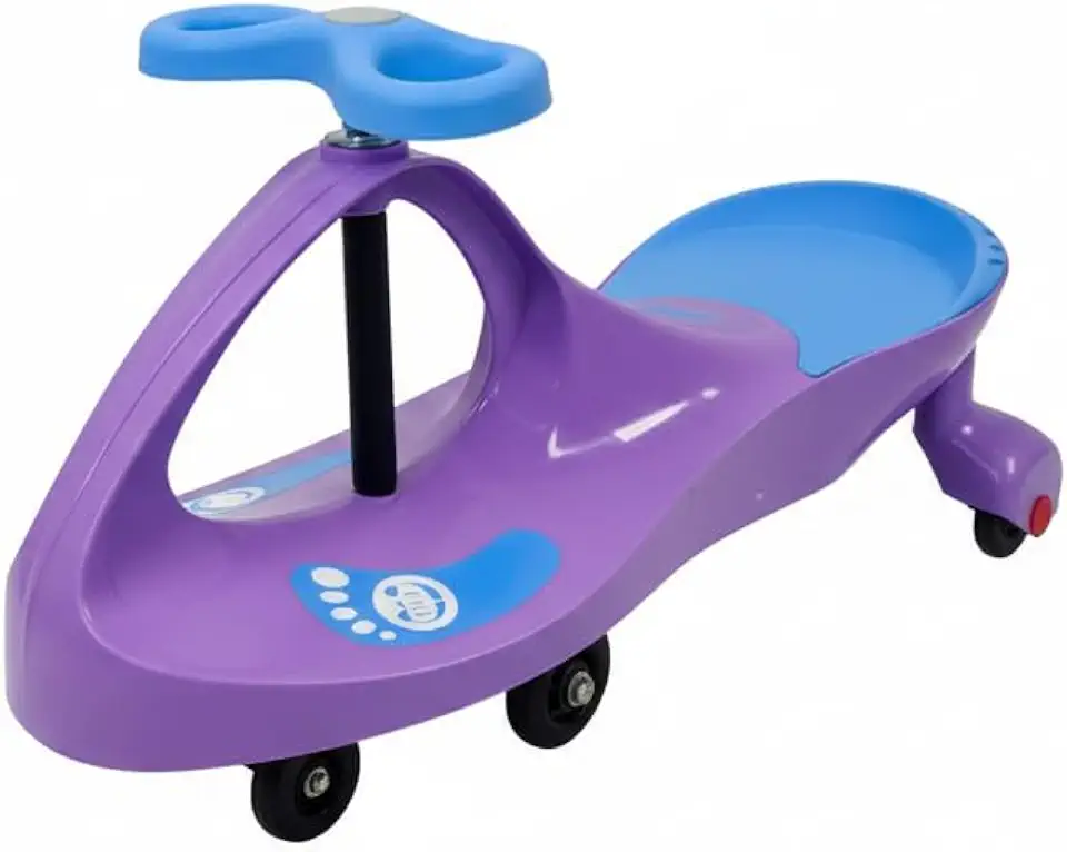 Carrinho Rolimã Carrinho Infantil Rodopio 360° com LED Gira Car Alta Resistência triciclo (Azul e Rosa)