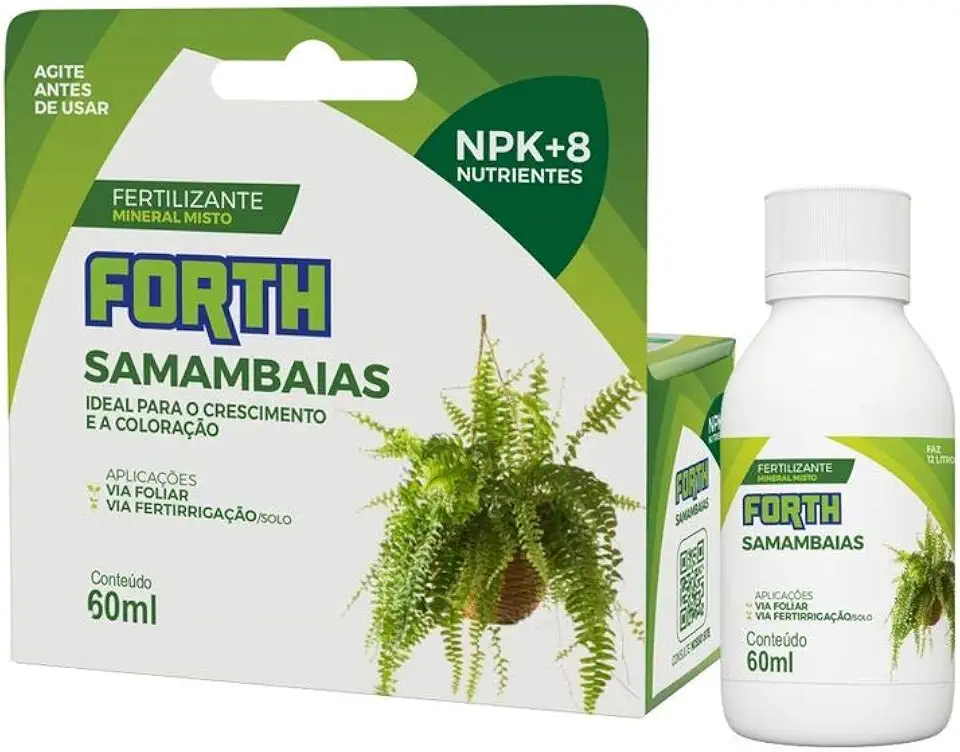 Fertilizante Forth Samambaia Concentrado 60ml