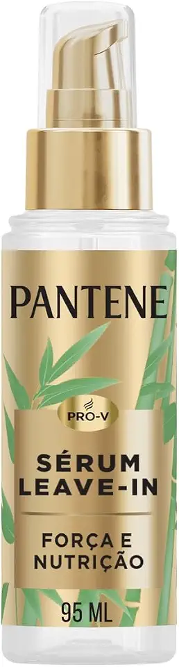 Pantene Sérum Leave-in Bambu Força e Nutrição, Controle de Frizz por até 72 horas, Não pesa no cabelo, 95ml