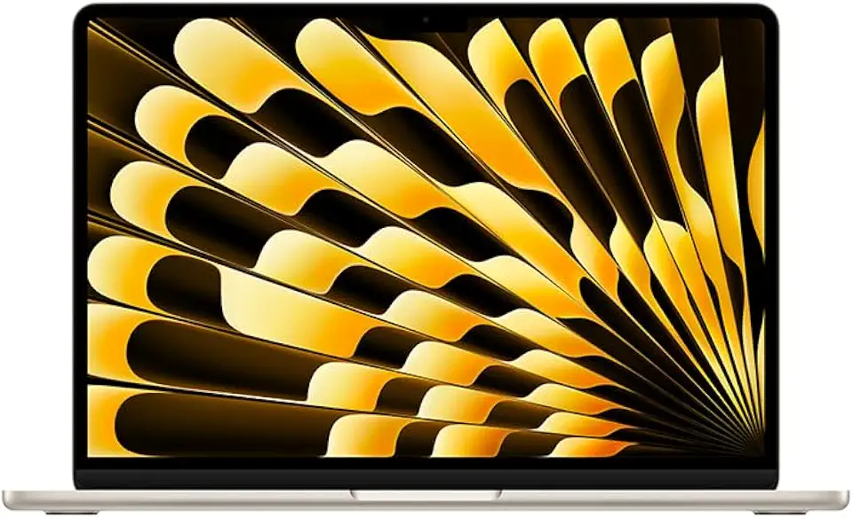 Apple 2025 MacBook Air (de 13 polegadas, Processador M4 da Apple com CPU 10‑core e GPU 10‑core, 24GB Memória unificada, 512 GB) - Luz das estrelas