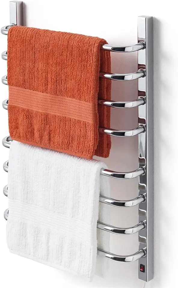 Toalheiro Térmico 110v para 2 Toalhas Fio Lado Direito Cromado