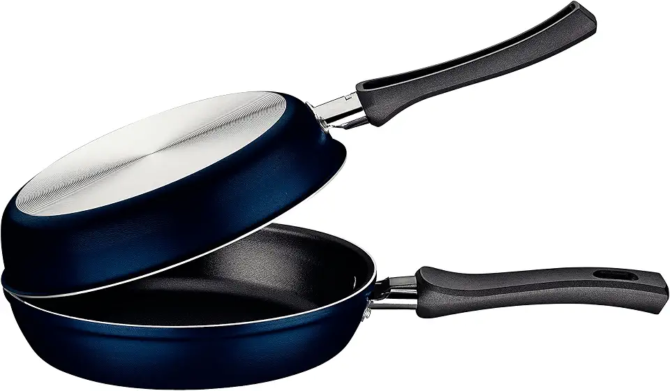 Omeleteira Tramontina Ravena em Alumínio com Revestimento Interno Antiaderente Starflon Max com Cabos Baquelite 20 cm