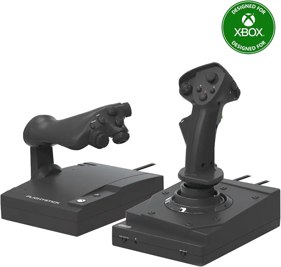Controle Hori para jogos de simulação Voo para Xbox One, Xbox Series e Windows 11 e 10