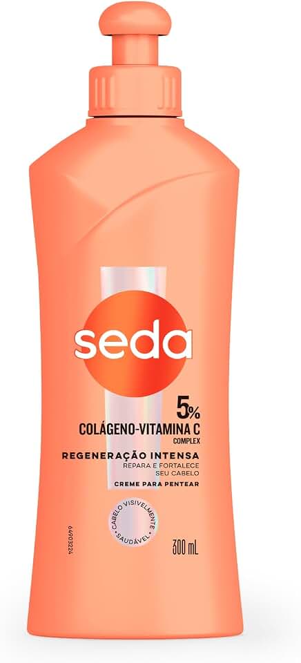 Seda Creme para Pentear Seda Colágeno e Vitamina C 300ml