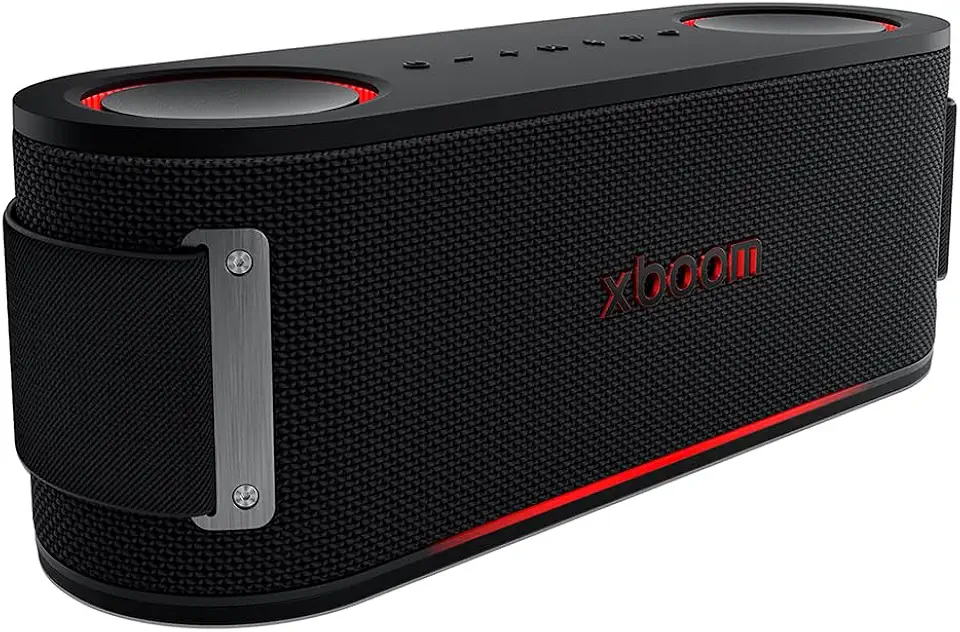 Caixa de Som LG XBOOM Bounce, Bateria recarregável, IP67, até 30h de reprodução, Bluetooth 5.3, luzes multicolor e resistência militar