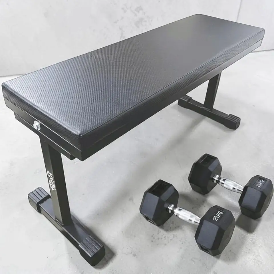 Banco Supino Reto Profissional Rúntter | Estrutura Reforçada Para Musculação, Academia e Home Gym