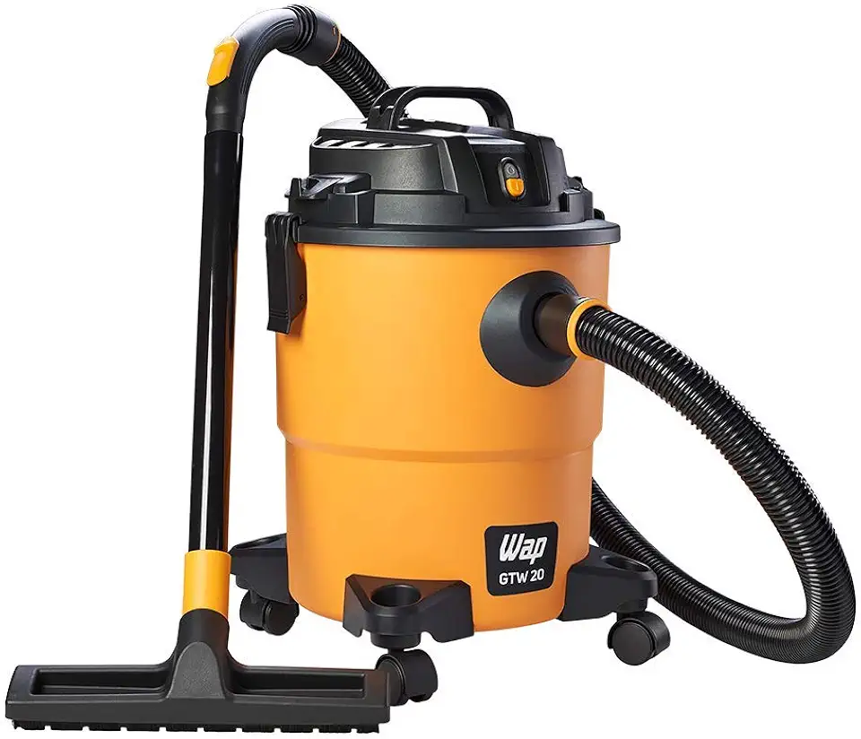 WAP Aspirador de Pó e Água Barril GTW 20, Compacto, 20 Litros, com Filtro Lavável, 160mbar 1600W 127V